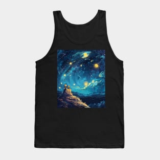 Calvin and Hobbes Parallel Tank Top